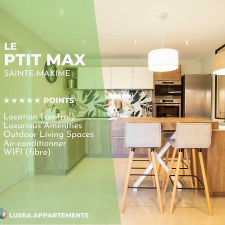Le Ptit Max Centre Ville - Terrasse 생트막시메 외부 사진